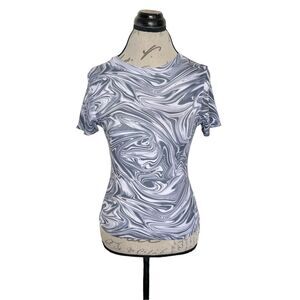 Shein Womens Blouse Large Retro Rave Y2k 2000s Grunge Festival Party EDC Musical